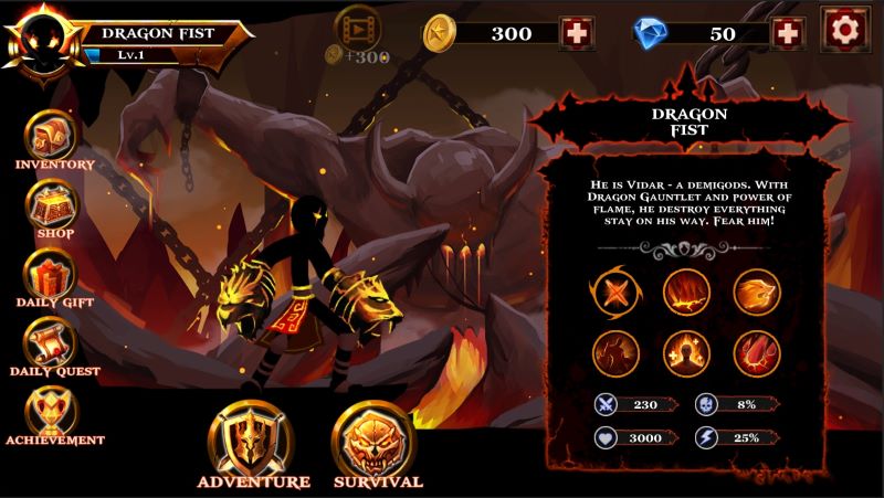 Shadow Stick Warrior mod apk