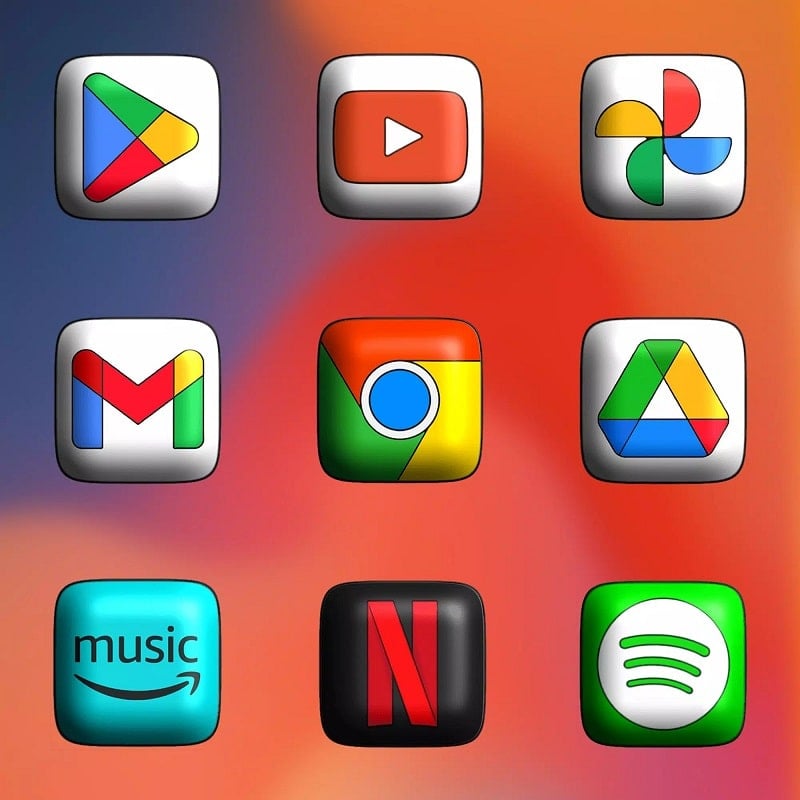 MIUl 3D Icon Pack apk