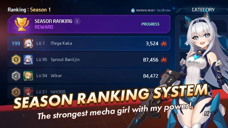 Mecha Girls Survivor mod free