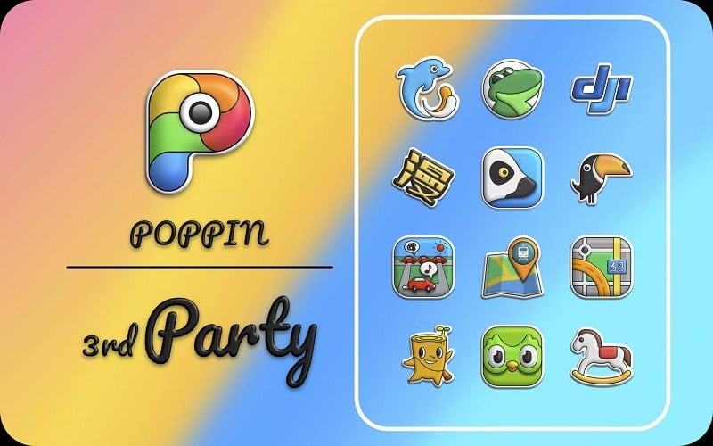 Poppin icon pack android