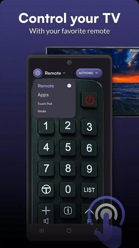 Remote control for TCL TVs mod apk