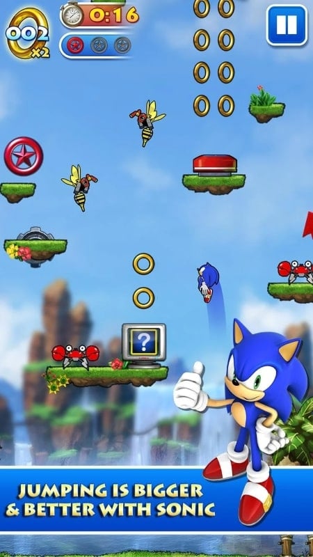 Sonic Jump mod apk