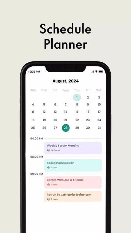 Calendar mod apk