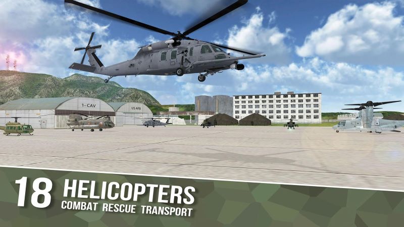 Helicopter Sim Flight Simulato