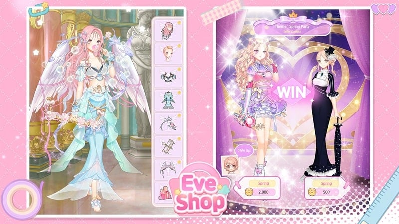 Eve Shop Dress Up Anime Game mod