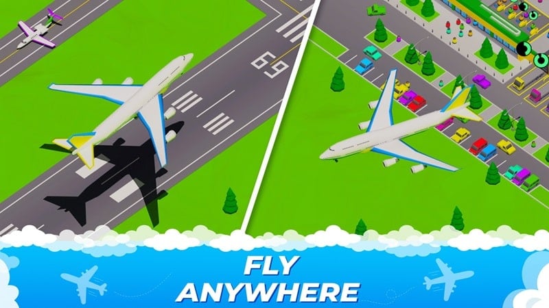 Idle Airplane Factory Tycoon mod android