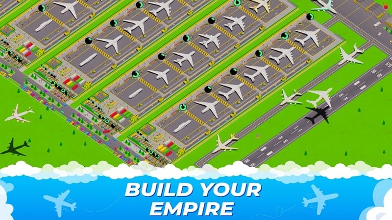 Idle Airplane Factory Tycoon mod