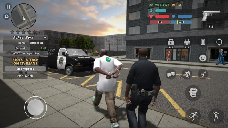 Police Cop Simulator Gang War apk mod