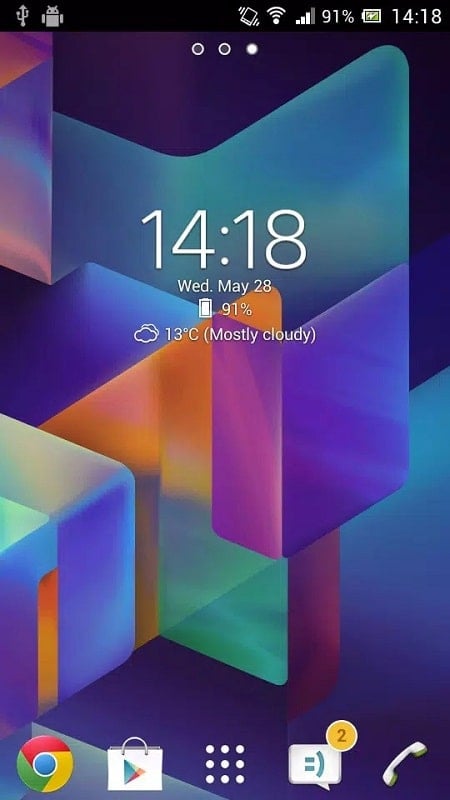 Digital Clock Weather Widget mod