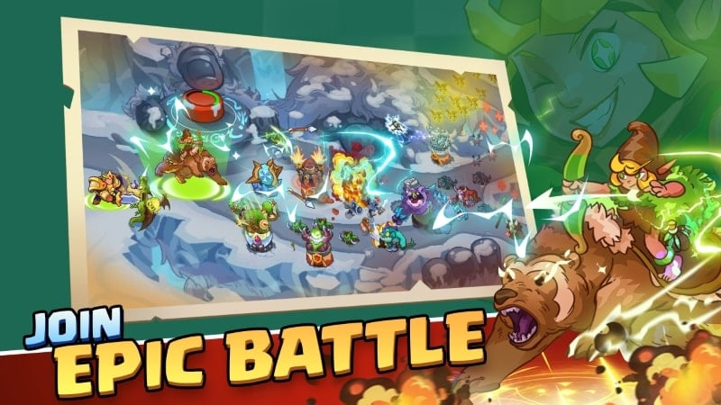 Hero of Might Tower defense mod apk