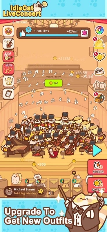 Idle Cat Live Concert mod apk