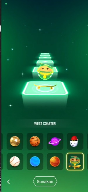 Choose from a variety of costumes in Magic Hop MOD APK