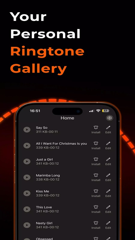 Tạo và tùy chỉnh nhạc chuông không giới hạn trong Any Ringtones MOD APK