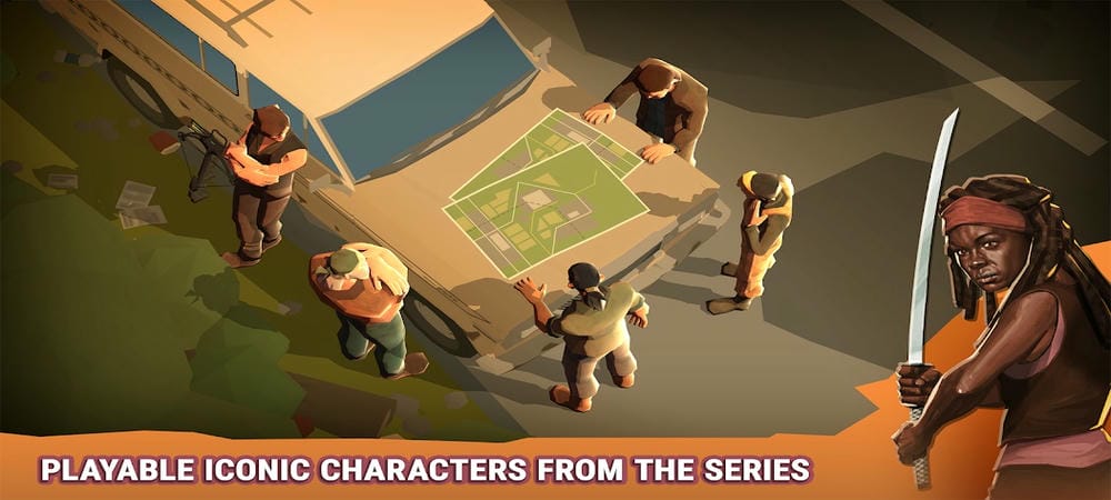 Plan meticulously with your teammates in Bridge Constructor TWD MOD APK