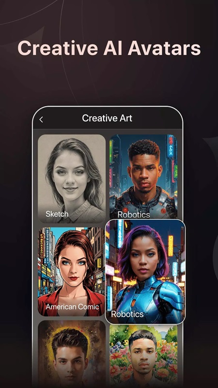 Tạo những bức ảnh mang phong cách nghệ thuật mới nhất trong Facewow MOD APK