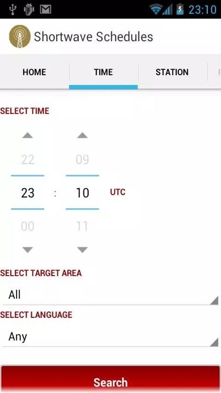Perform real-time broadcast searches in Shortwave Radio Schedules MOD APK