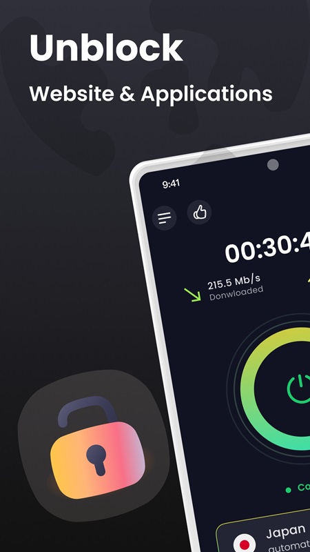 Mở khóa toàn bộ trang web và ứng dụng bị ẩn trong Bear VPN MOD APK