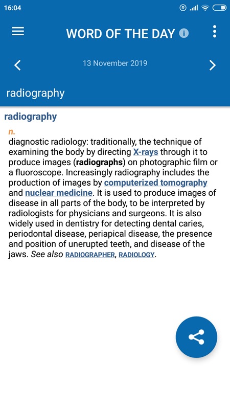 Tìm hiểu thêm nhiều từ khóa được cung cấp sẵn trong Oxford Medical Dictionary