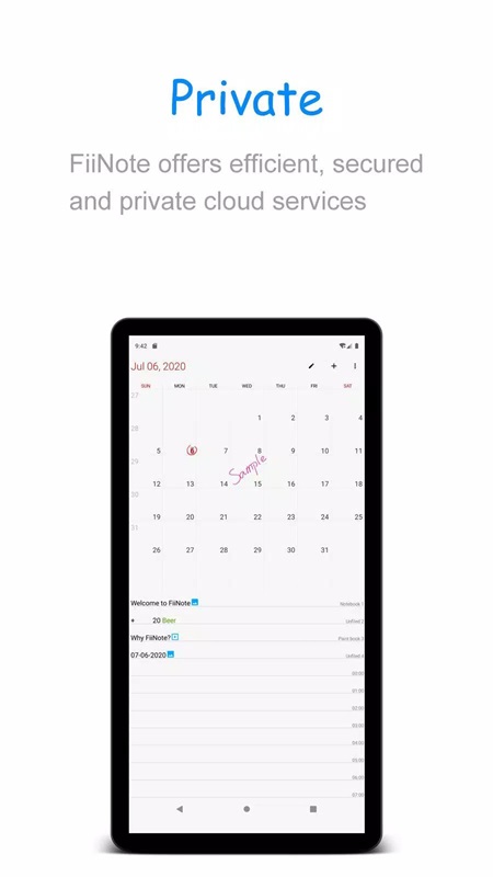 Cung cấp các dịch vụ đám mây hiệu quả, an toàn và riêng tư trong FiiNote MOD APK