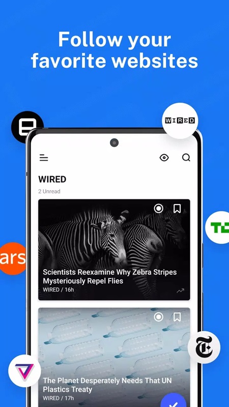 Tin tức được cập nhật liên tục trong Inoreader MOD APK