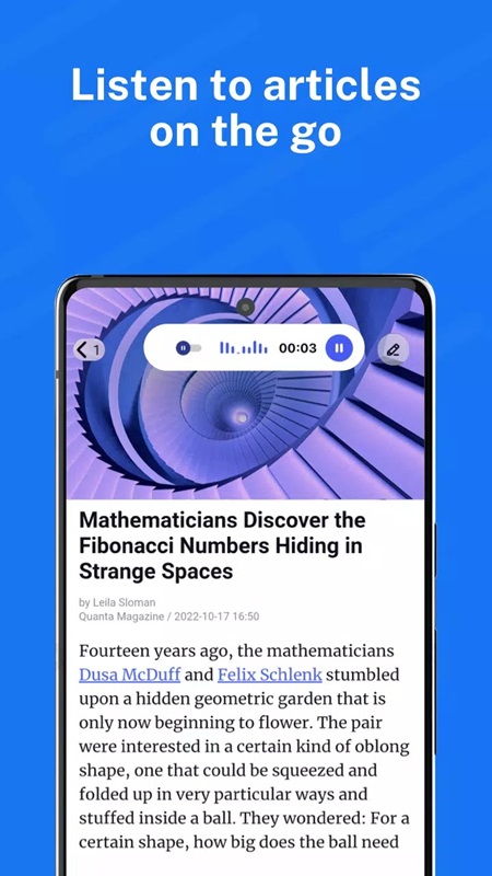 Sử dụng chế độ đọc để theo dõi tin tức trong Inoreader MOD APK