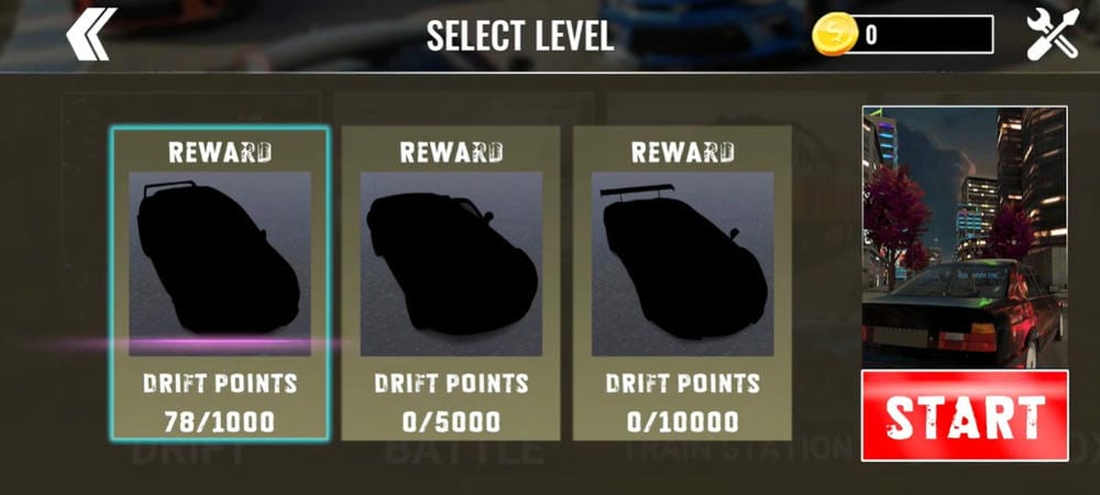 Nhiều cấp độ để bạn lựa chọn tham gia trong Car Crash Premium offline MOD APK