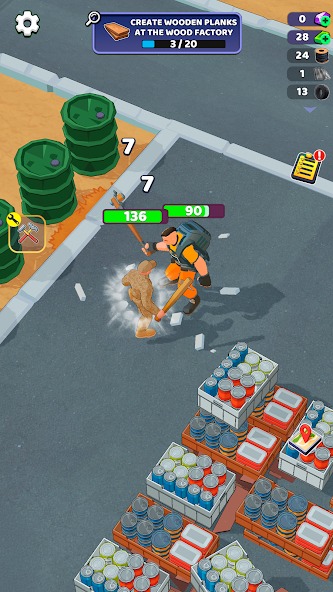 Confront dangerous enemies in Zone X MOD APK