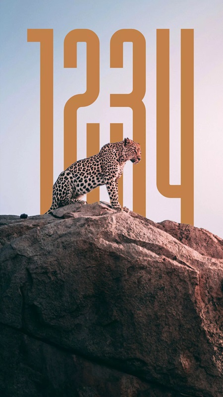 Depth Wallpapers & Live Clock MOD APK features a built-in clock directly on the wallpaper