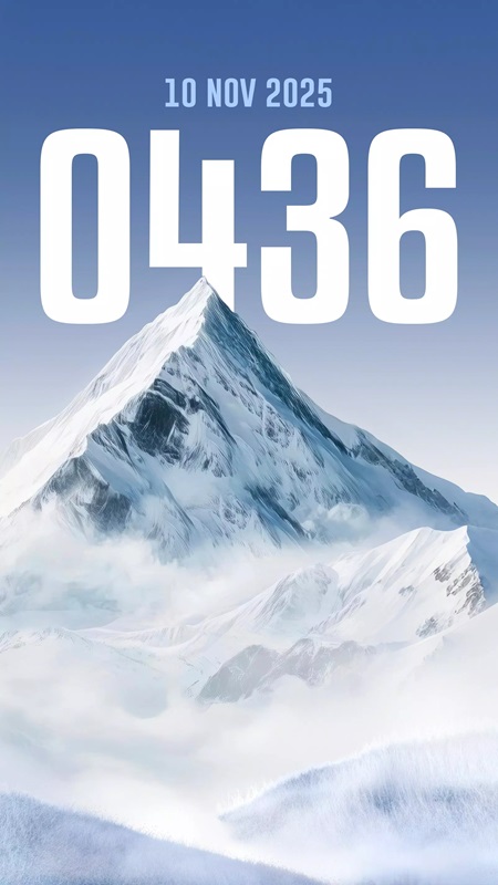 Customize the display of the clock and date in Depth Wallpapers & Live Clock MOD APK