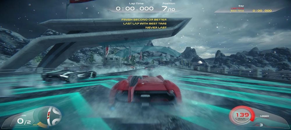 Chinh phục nhiều địa hình khác nhau trong Rise: Race The Future MOD APK