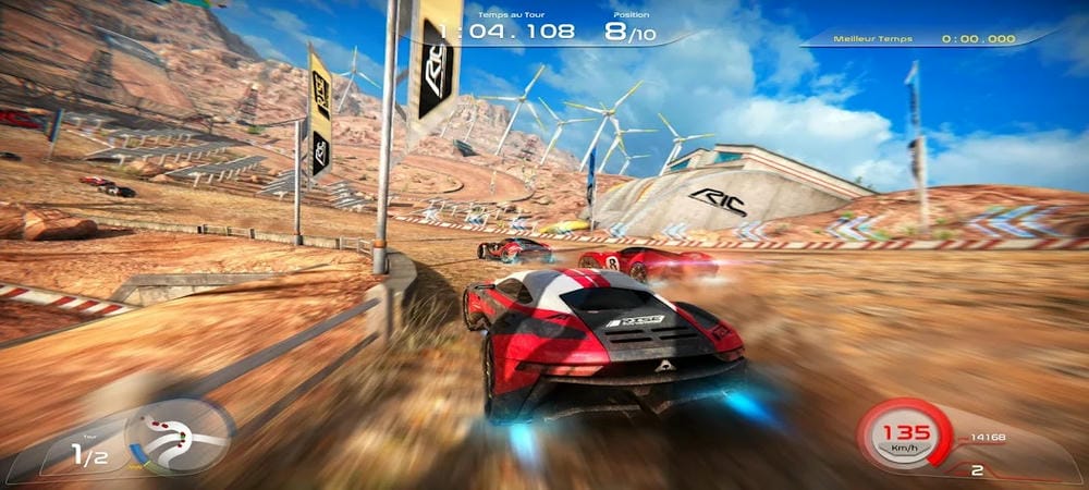 Đối đầu với nhiều tay đua cừ khôi trong Rise: Race The Future MOD APK