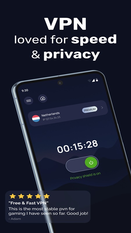 Activate Personal Privacy Protection in Blazar VPN MOD APK