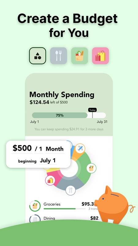 Add and edit expenses to suit your needs in Cashew MOD APK