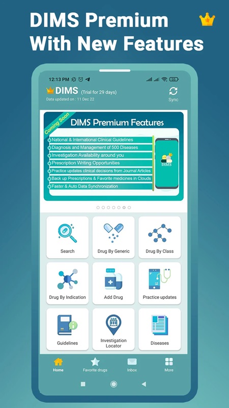 Tra cứu và tìm hiểu thông tin về các loại thuốc đang sử dụng trong DIMS MOD APK