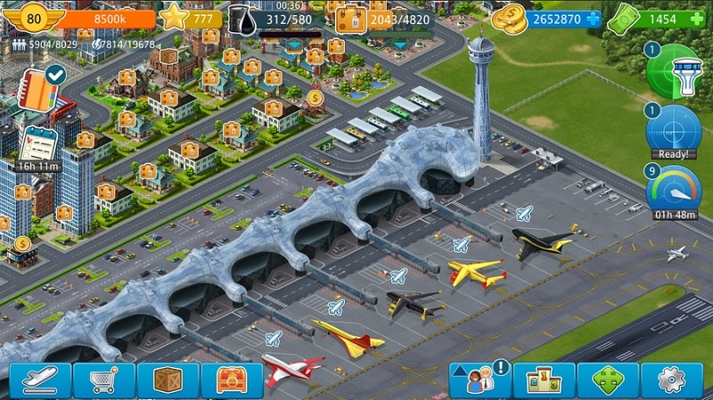airport city unlimited money and coins apk