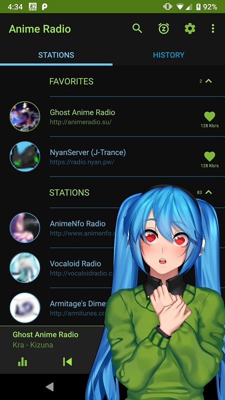 Anime Music Radio mod