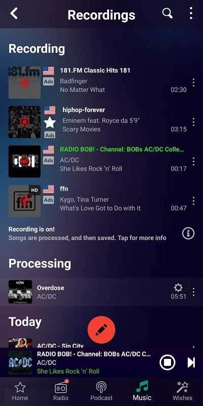 Audials Radio Pro mod android