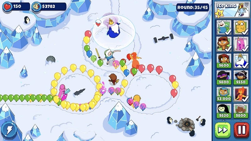 Bloons Adventure Time TD mod apk