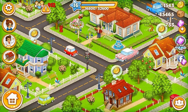 Cartoon City: farm to village