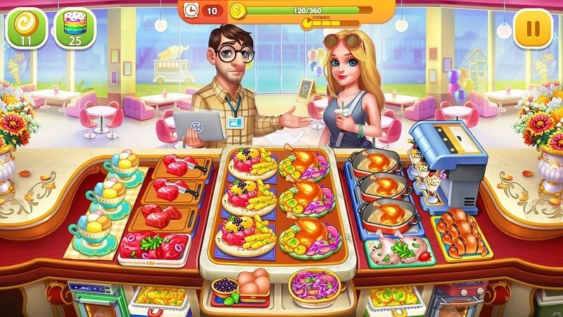 Cooking Hot My Restaurant mod android