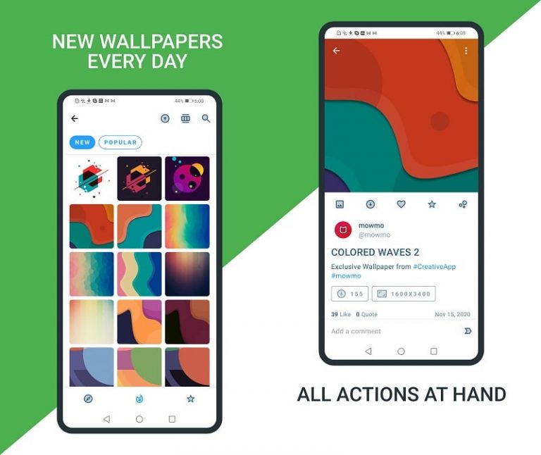 Приложение креативный. Creative: Wallpapers, Ringtones and homescreen 2.9.3 [Premium].