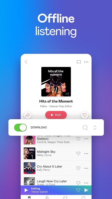 Deezer Music Player mod android