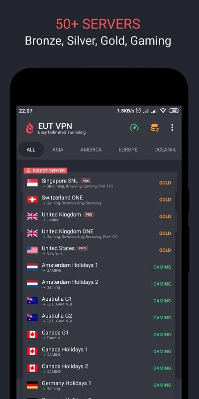 EUT VPN mod apk