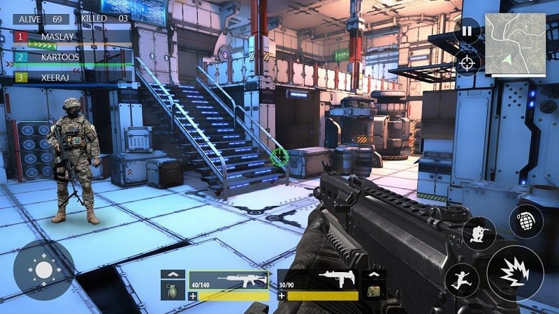 Call of modern FPS: war commando FPS Game Ver. 2.2 MOD APK, GOD MODE, DUMB ENEMY