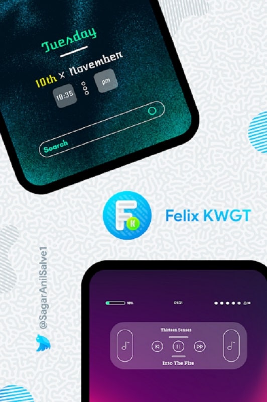 Felix KWGT mod android