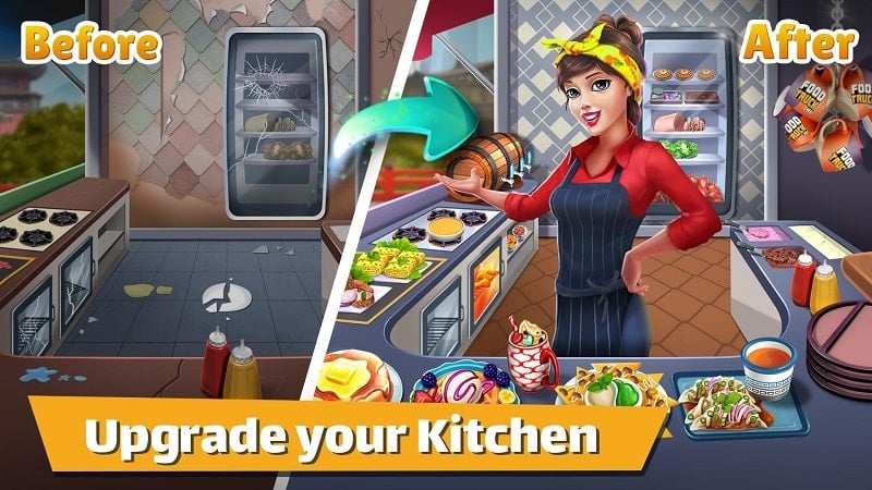 Food Truck Chef Cooking MOD apk
