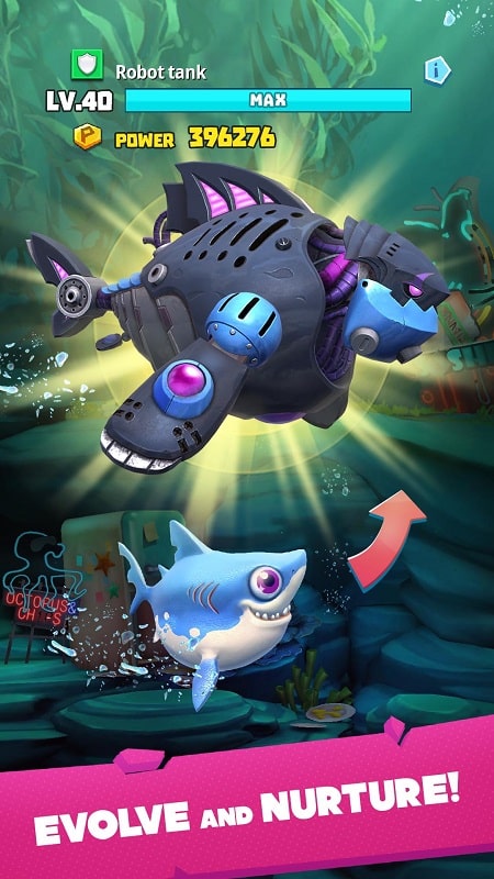 Hungry Shark Heroes mod android