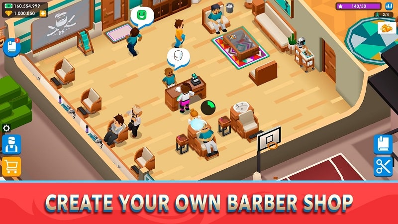 Idle Barber Shop Tycoon mod