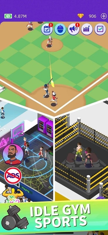 Idle GYM Sports mod free