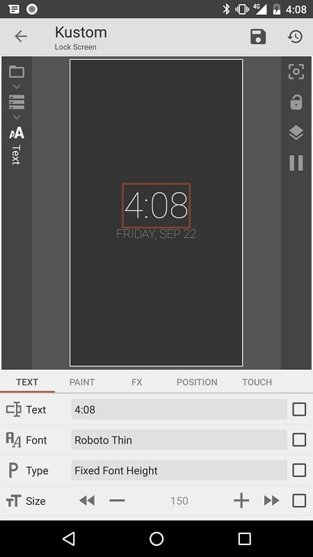 KLCK Kustom Lock Screen Maker mod apk